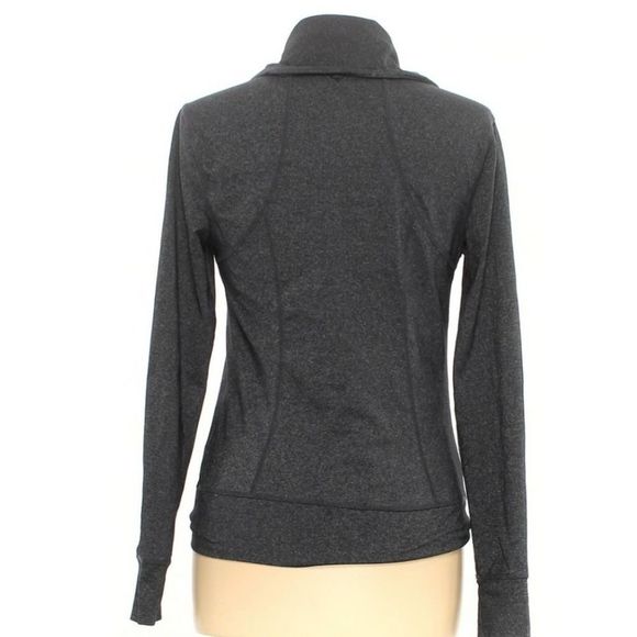 Prana Breathe Zip Up Athletic Jacket Medium Gray - Picture 2 of 6